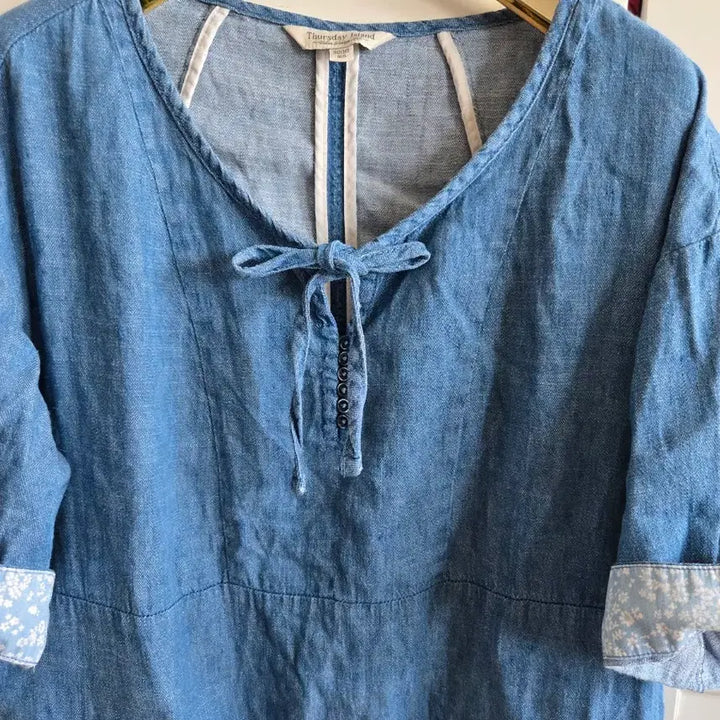 [BUNJANG] Thursday Island Denim Short Sleeve Dress / Thursday Island 데님 반팔 원피스