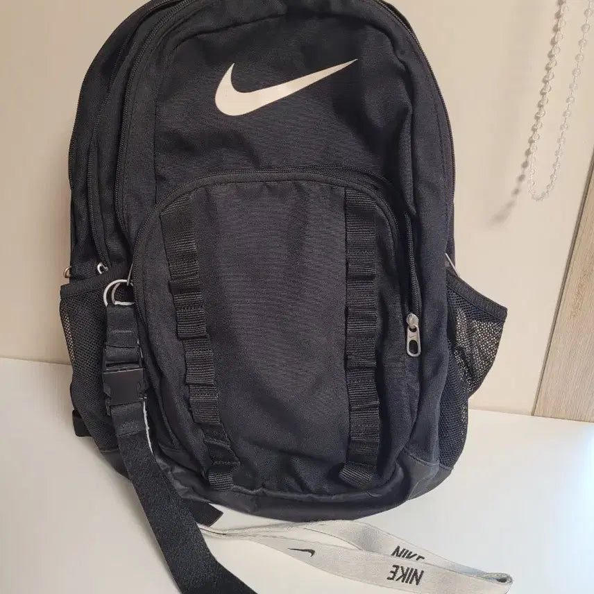[BUNJANG] Nike Black Backpack / 나이키 블랙 백팩 가방