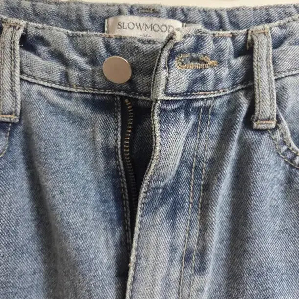 [BUNJANG] Slow and Denim Today Wide Denim Pants / 1회착용 슬로우앤드 투데이 와이드 중청 데님 팬츠 M