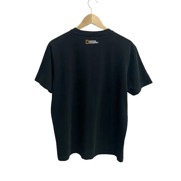 [BUNJANG] National Geographic Round Short Sleeve T-shirt Black XL / 내셔널지오그래픽 라운드 반팔티 블랙 XL