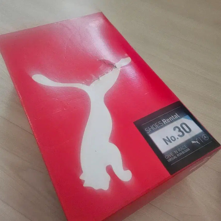 [BUNJANG] Puma Running Shoes Black/Fluorescent 285 / 푸마 런닝화 블랙/형광색 285 새제품