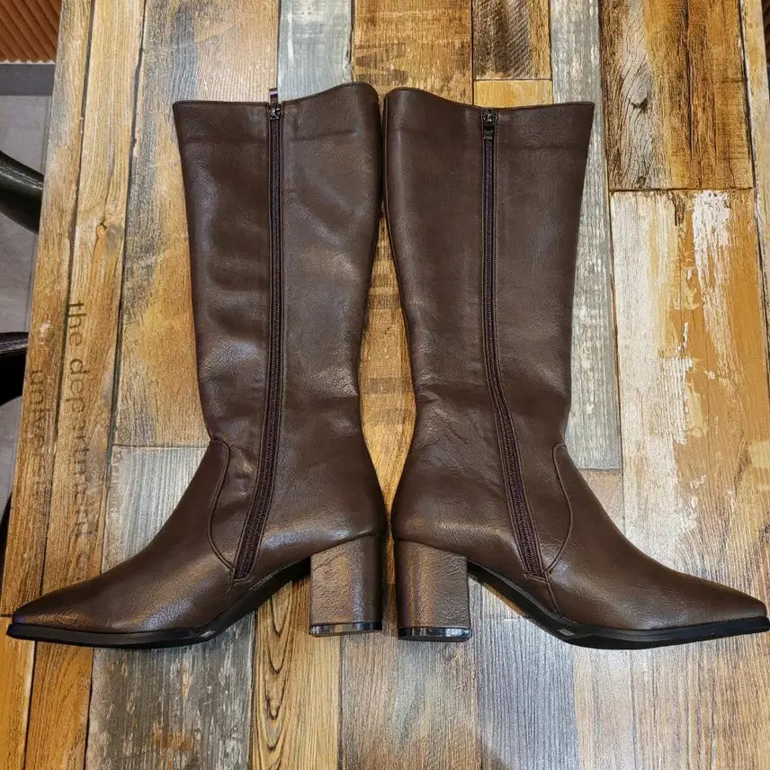 [SOLD OUT] 여성)웨스턴 사이드지퍼 롱부츠(새상품250m)