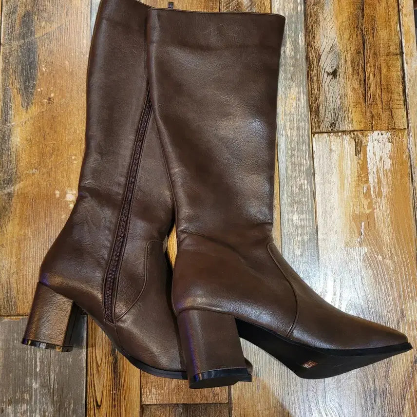 [SOLD OUT] 여성)웨스턴 사이드지퍼 롱부츠(새상품250m)