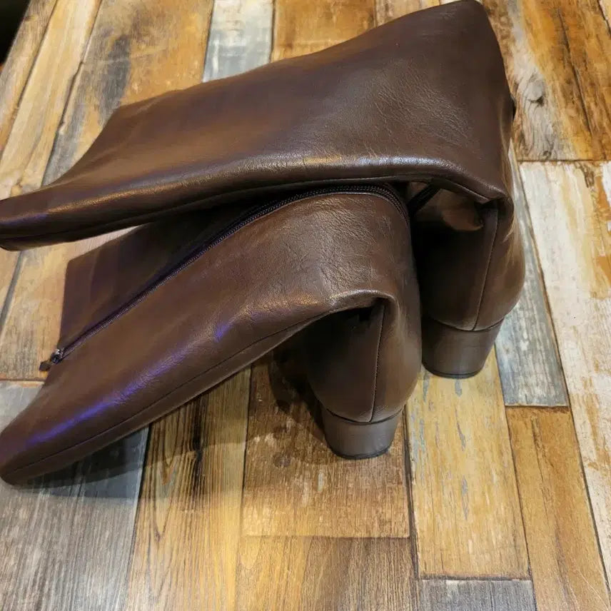 [SOLD OUT] 여성)웨스턴 사이드지퍼 롱부츠(새상품250m)