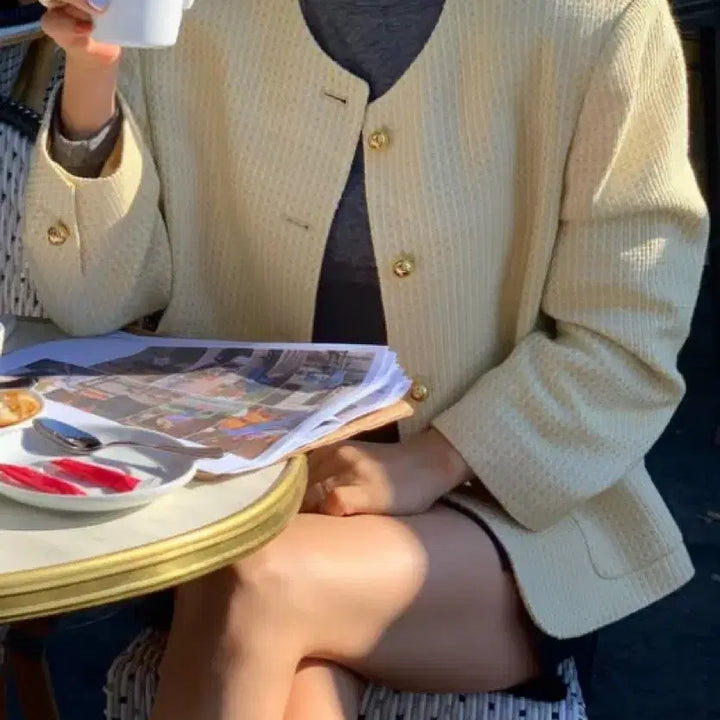 [BUNJANG] SSONG STUDIO Tweed Jacket / 쏭스튜디오 트위드 자켓