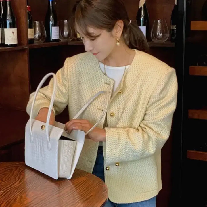 [BUNJANG] SSONG STUDIO Tweed Jacket / 쏭스튜디오 트위드 자켓