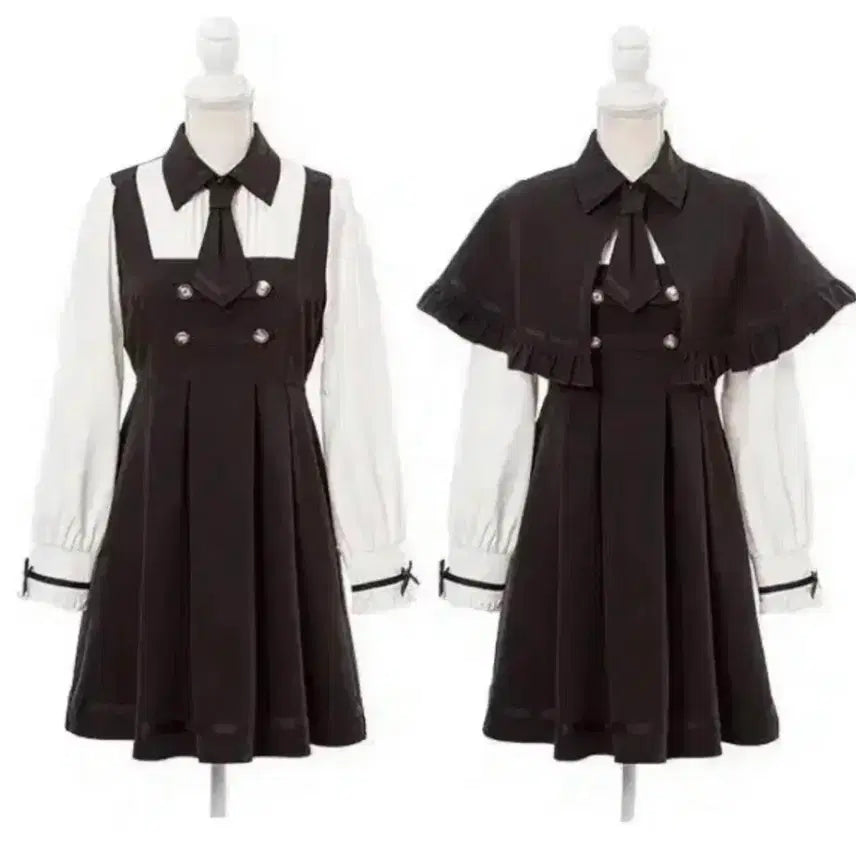 [BUNJANG] DimLover Detective Cape Dress / 디마럽 탐정 케이프 원피스 지뢰계 양산형