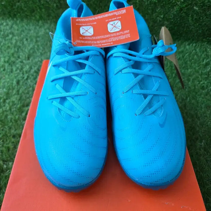 [BUNJANG] Nike Kids Futsal Shoes Blue / 나이키 키즈 풋살화 축구화 터프화 블루 새상품