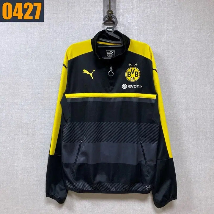 [BUNJANG] Puma Dortmund Half-Zip Training Track Top M / 95 PUMA 퓨마 도르트문트 반집업 트레이닝 트랙탑 M