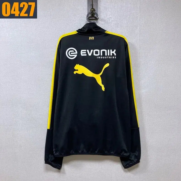 [BUNJANG] Puma Dortmund Half-Zip Training Track Top M / 95 PUMA 퓨마 도르트문트 반집업 트레이닝 트랙탑 M