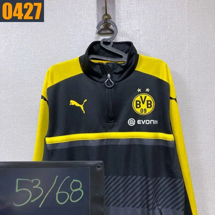 [BUNJANG] Puma Dortmund Half-Zip Training Track Top M / 95 PUMA 퓨마 도르트문트 반집업 트레이닝 트랙탑 M