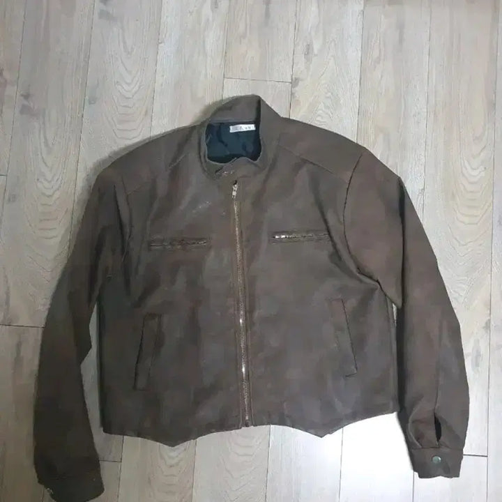 [BUNJANG] Brown Leather Jacket / 특가) 브라운레더자켓