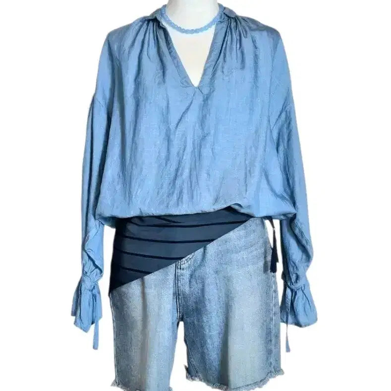[BUNJANG] Niko and... Linen Blouse / 니코앤드  린넨 블라우스