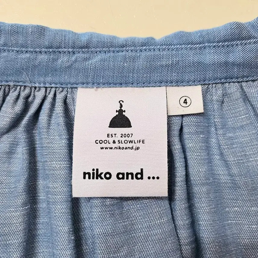 [BUNJANG] Niko and... Linen Blouse / 니코앤드  린넨 블라우스