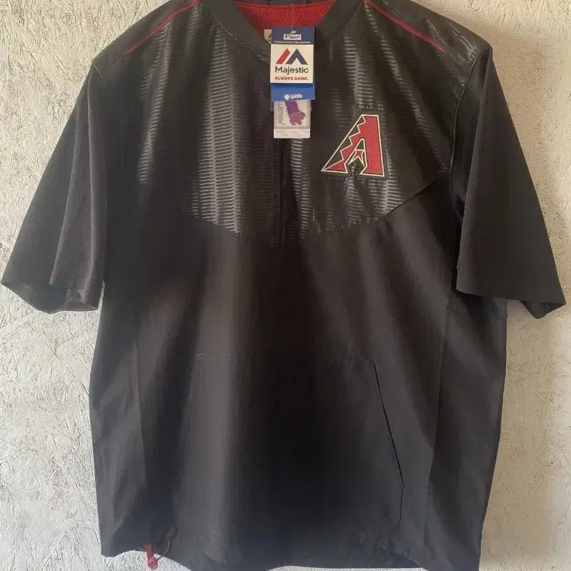 [BUNJANG] Majestic Arizona Diamondbacks Cool Base Short Sleeve Windbreaker XL / 마제스틱 쿨베이스 애리조나 다이아몬드백스 반팔 바람막이 XL(115)