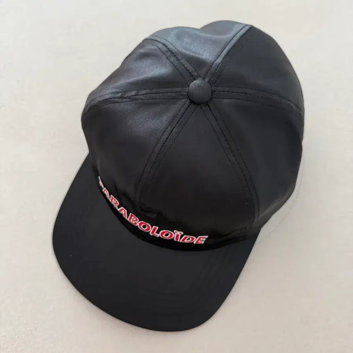 [BUNJANG] Paraboloide Satin Logo Cap Black / 파라볼로이드사틴 로고 캡 블랙