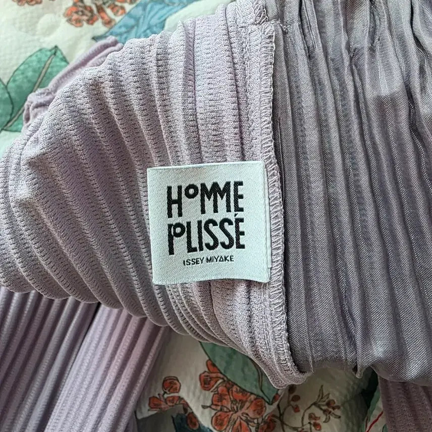 [BUNJANG] Homme Plisse Lavender Pleated Pants / 옴프 플리츠 라벤더색 바지