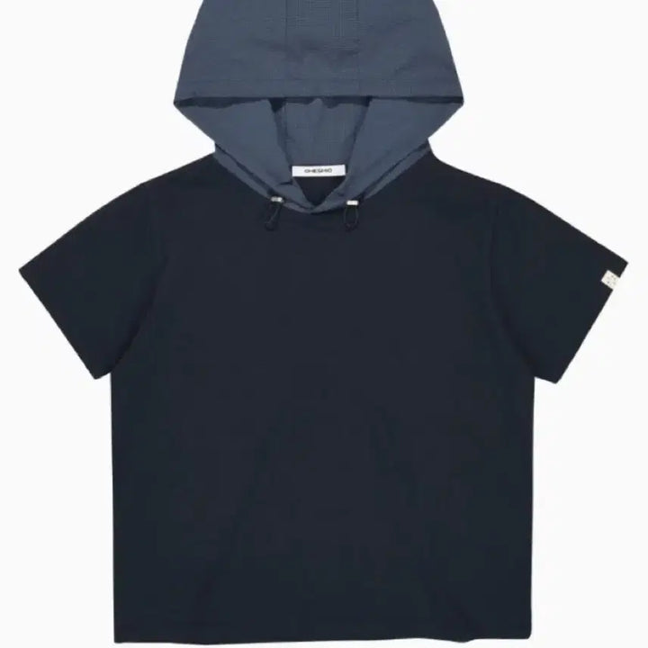 [BUNJANG] OHESIO Navy Short Sleeve Hoodie / 오헤시오 반팔후드티 네이비