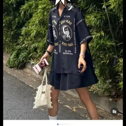 [BUNJANG] Han Hye-yeon Black Flare Skirt Pants / (스타일리스트 한혜연 제작상품)블랙 플레어 치마바지-새상품