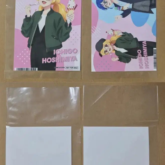 [BUNJANG] Aikatsu Ichigo/Lime Yukata Round 1 Acrylic Badge/Bromide Set / 아이카츠 아이엠스타 이치고 라임 유카타 라운드원 아크릴 캔뱃지 브로마이드