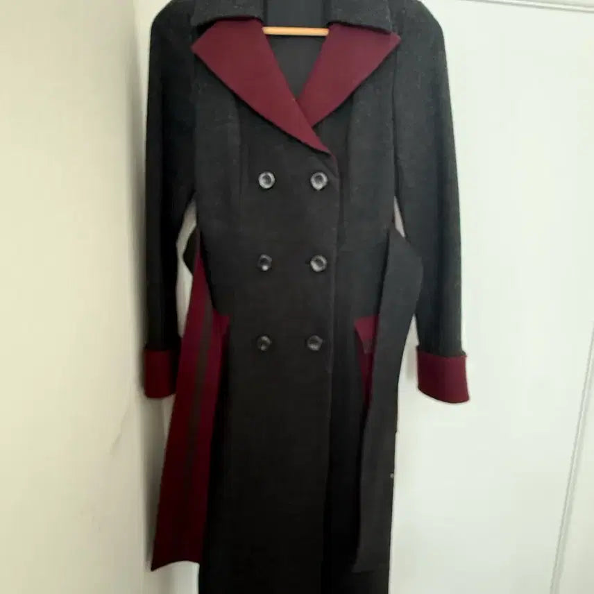 [BUNJANG] DVF Diane Von Furstenberg Charcoal Wool Coat / dvf 다이앤본퍼스트버그 코트