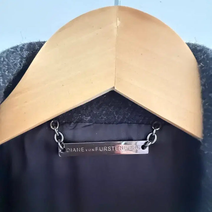 [BUNJANG] DVF Diane Von Furstenberg Charcoal Wool Coat / dvf 다이앤본퍼스트버그 코트