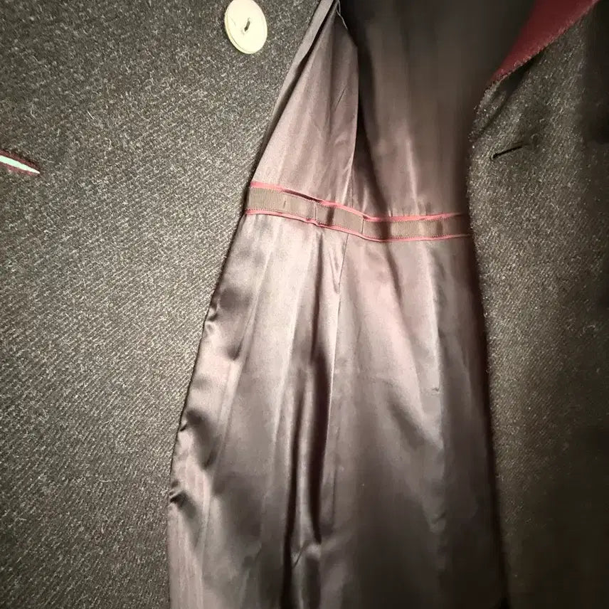 [BUNJANG] DVF Diane Von Furstenberg Charcoal Wool Coat / dvf 다이앤본퍼스트버그 코트