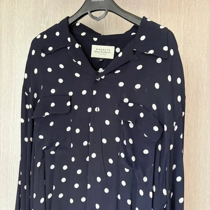 [BUNJANG] Bird Note Rayon Dot Shirt / 버드노트 레이온 도트 셔츠 40