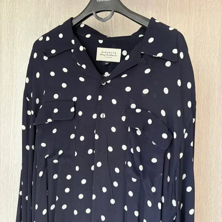 [BUNJANG] Bird Note Rayon Dot Shirt / 버드노트 레이온 도트 셔츠 40