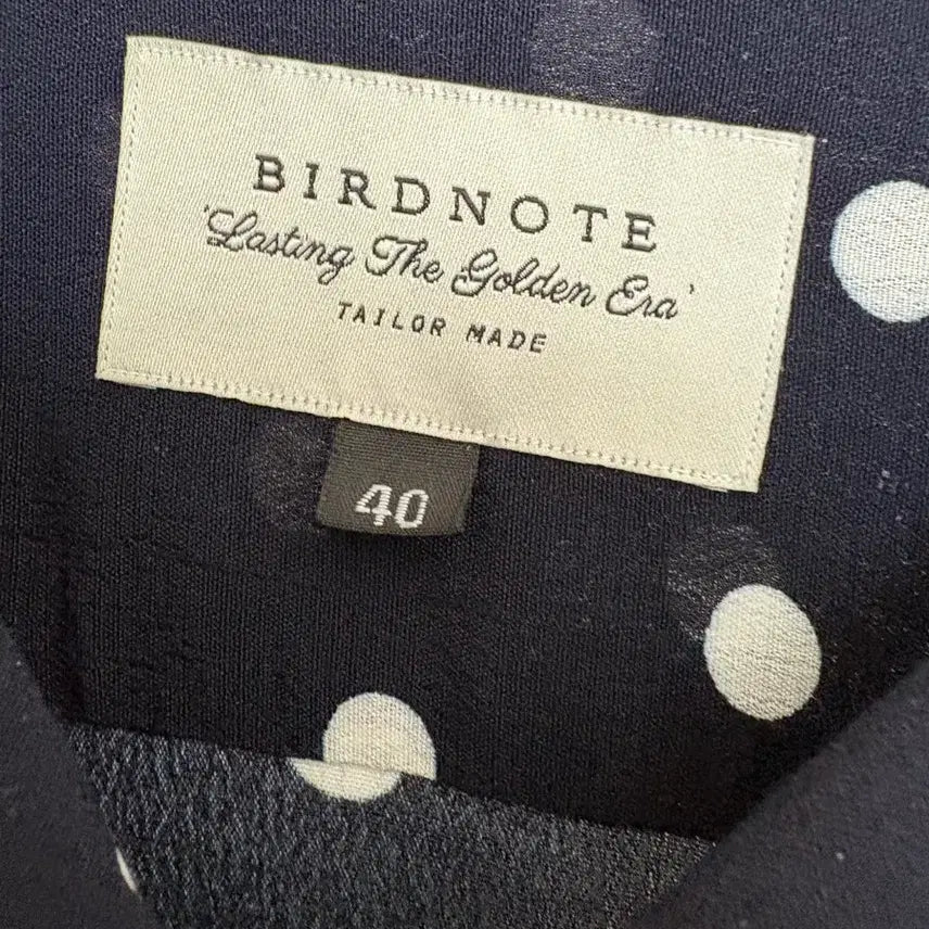 [BUNJANG] Bird Note Rayon Dot Shirt / 버드노트 레이온 도트 셔츠 40