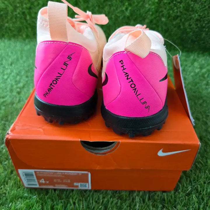 [BUNJANG] Nike Kids Futsal Shoes Pink/Ivory New / 나이키 키즈 풋살화 축구화 핑크/아이보리 새상품