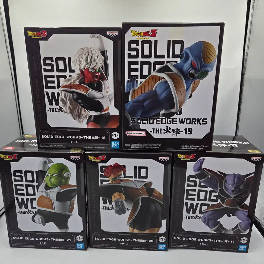 [BUNJANG] Banpresto Dragon Ball Z SOLID EDGE WORKS Ginyu Force 5-Piece Figure Set / 드래곤볼 반프레스토 SOLID EDGE WORKS 기뉴 특전대 5종세트