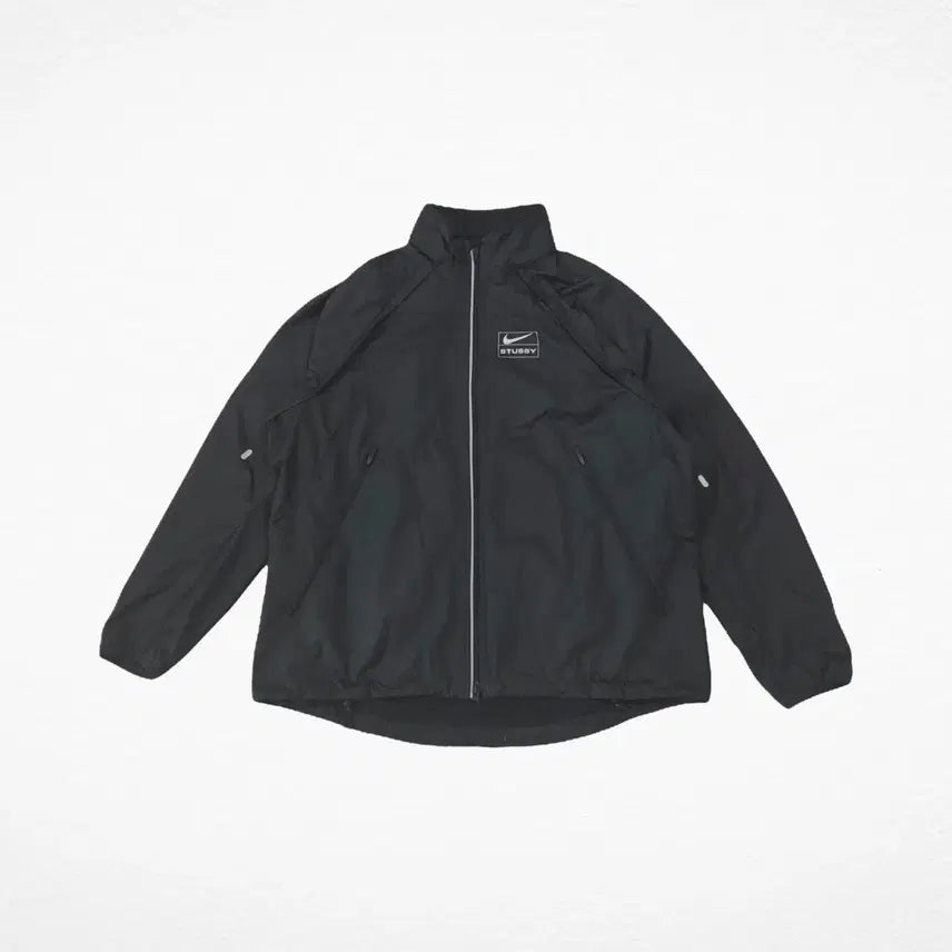 [SOLD OUT] [L] 나이키 x 스투시 NRG FL 스톰핏 자켓 블랙 바람막이