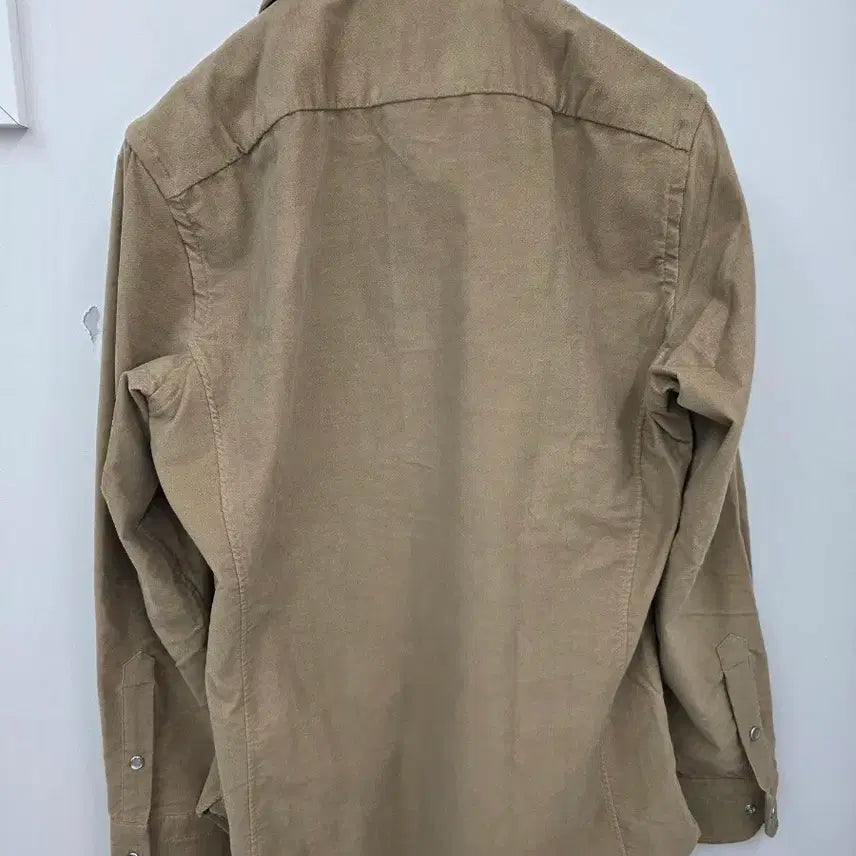[BUNJANG] Tom Ford Velvet Western Shirt Khaki / 톰포드 카키 웨스턴 셔츠 남방