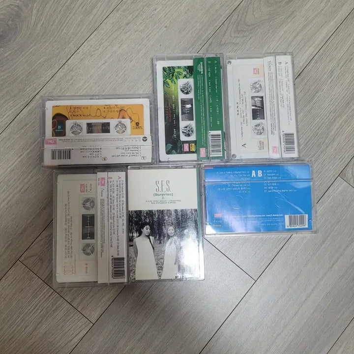 [BUNJANG] S.E.S. Cassette Tape Album Bundle Set (6 Items) / S.E.S. 에스이에스 SES 카세트 테이프 앨범 6개 일괄