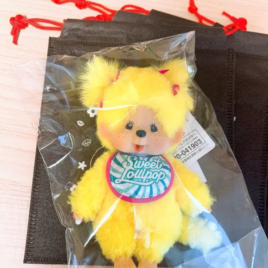 [BUNJANG] Monchhichi Drawstring Pouch / 몬치치 선물용 파우치