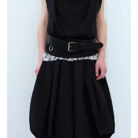 [BUNJANG] Burmula Black Balloon Fit Skirt / 버뮬라 블랙 벌룬핏 스커트