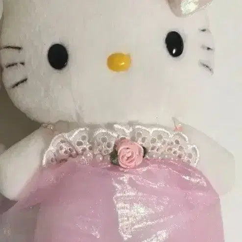 [BUNJANG] Sanrio Classic Hello Kitty Pink Aurora See-Through Dress Doll / 잠깐할인!) 산리오 고전 헬로키티 핑크 오로라 시스루드레스 인형 정품