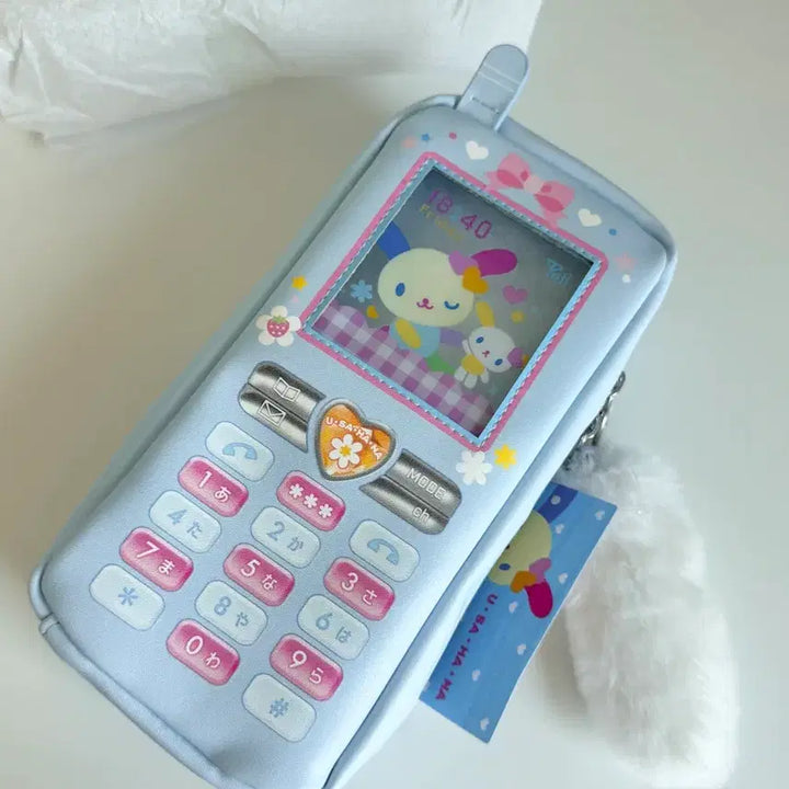 [BUNJANG] Sanrio Usahana Y2K Phone Case Pouch Sky Blue / 산리오 y2k 폰케이스 파우치 우사하나 하늘색 미사용 새상품