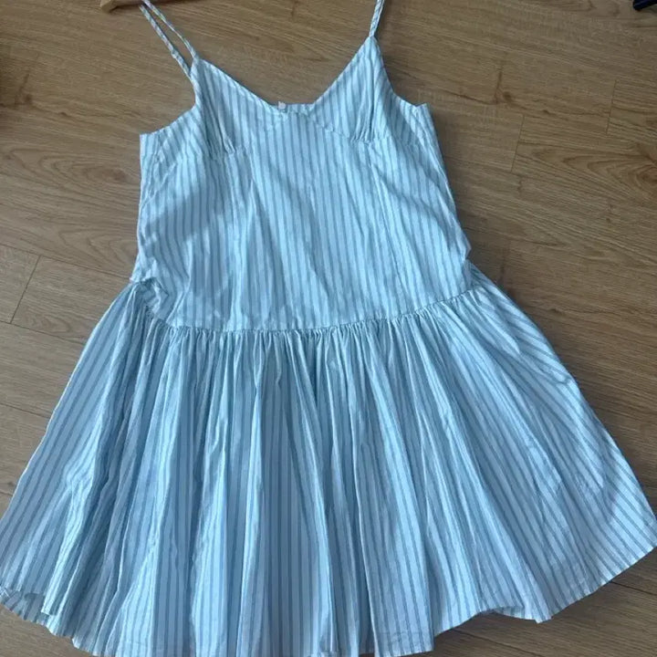 [BUNJANG] Smoothmood Striped Midi Dress / 스무스무드 원피스