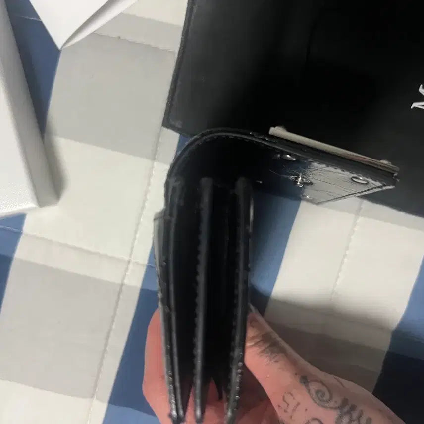 [SOLD OUT] 마뗑킴 퀄팅 아코디언 카드지갑 풀박