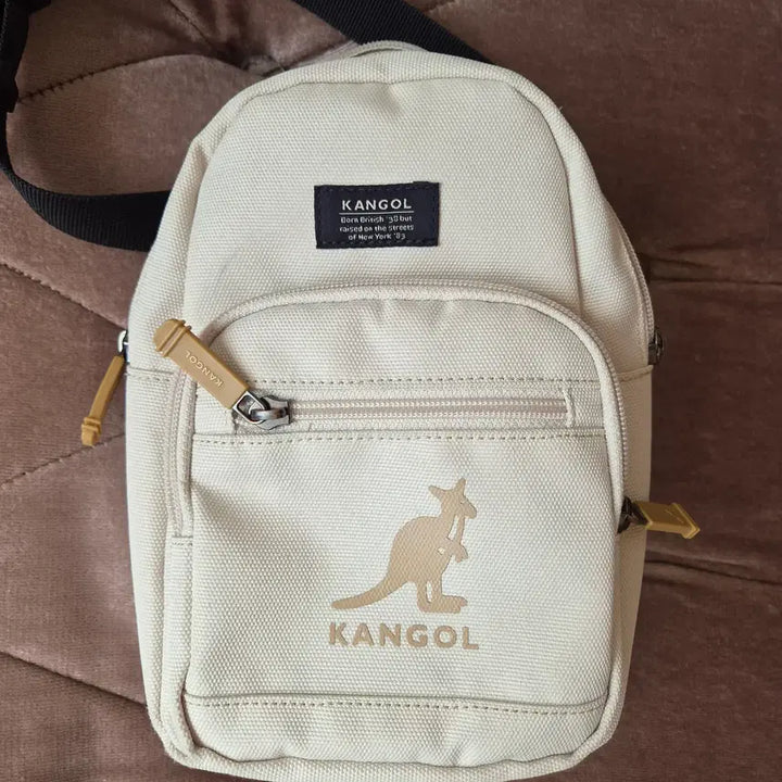[BUNJANG] Kangol Kids Essential Pocket Sling Bag / 캉골 키즈 에센틱 포켓 슬링백