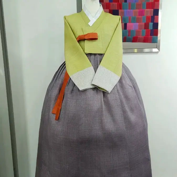 [BUNJANG] Genuine Silk Hanbok (77-88 Size) - Custom Jeogori &amp; Skirt Set / 본견실크] 77반~88사이즈 중고한복 판매합니다.