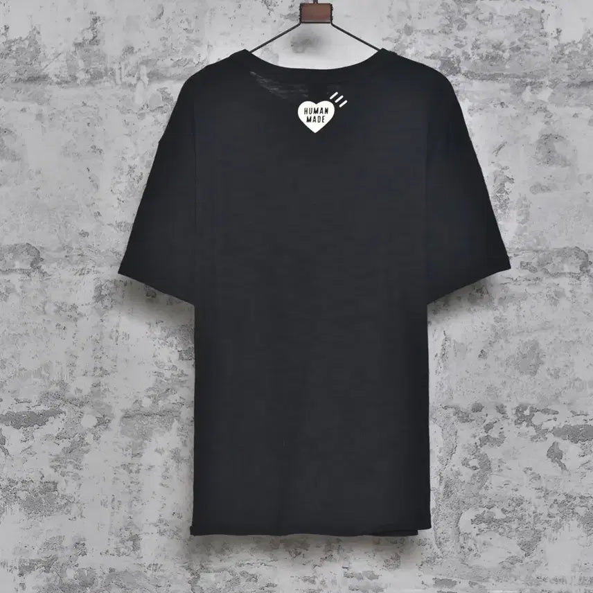 [BUNJANG] Human Made Big Logo T-Shirt Black/White / 휴먼메이드 반발티 블랙 화이트 빅로고 여름