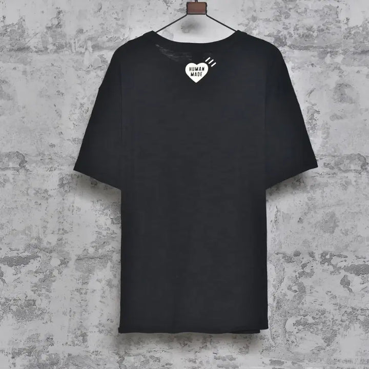 [BUNJANG] Human Made Big Logo T-Shirt Black/White / 휴먼메이드 반발티 블랙 화이트 빅로고 여름