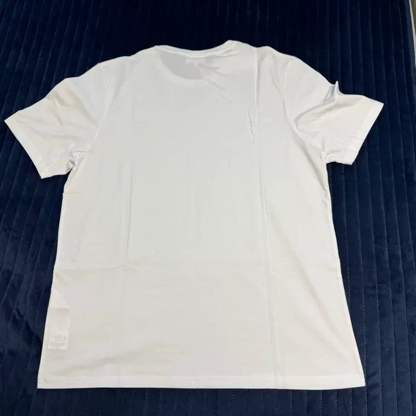 [BUNJANG] Maison Kitsuné Fox Embroidery Short Sleeve T-Shirt White XL / 메종키츠네 폭스 자수 반팔 티셔츠 화이트
