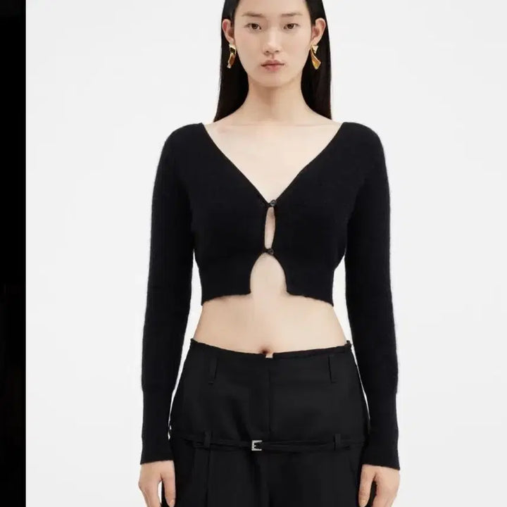 [BUNJANG] Jacquemus Le Cardigan Alzou Black Cardigan Size 38 / 자크뮈스 알주 블랙 가디건 38