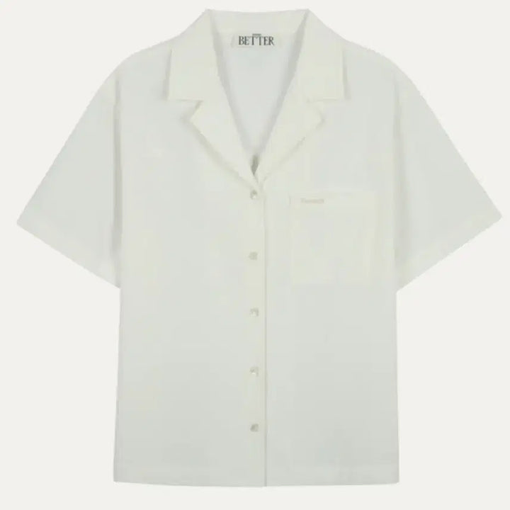 [BUNJANG] KnownBetter Seersucker Shirt Ivory / 노운베러 시어서커 셔츠 ivory
