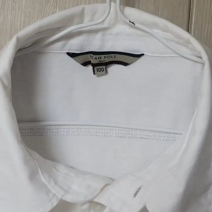 [BUNJANG] Beanpole White Long Sleeve Polo Shirt Cotton / 빈폴 화이트 긴팔 카라티 면티