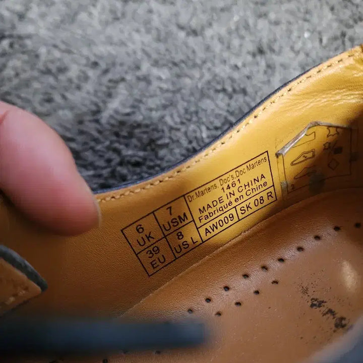 [BUNJANG] Dr. Martens 1461 Black Smooth Shoes EU39 / 닥터마틴 1461 블랙 스무스 eu39사이즈